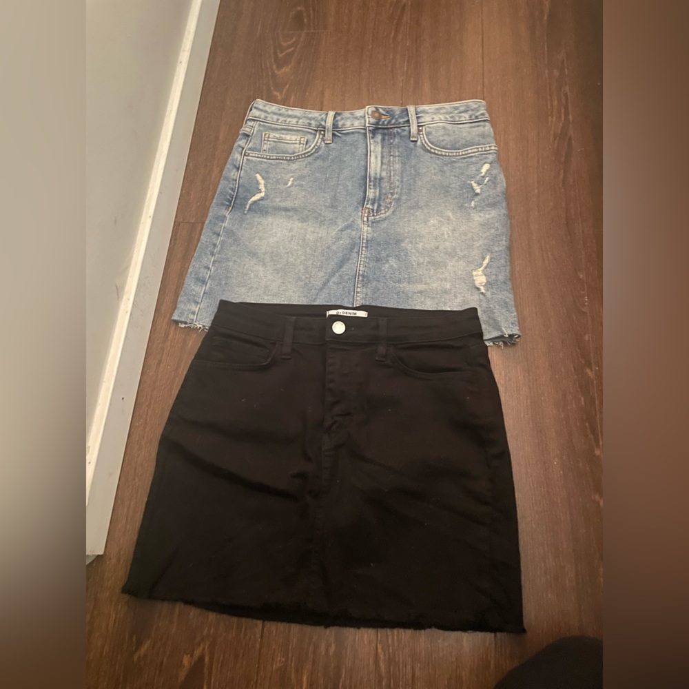 2 Denim skirts